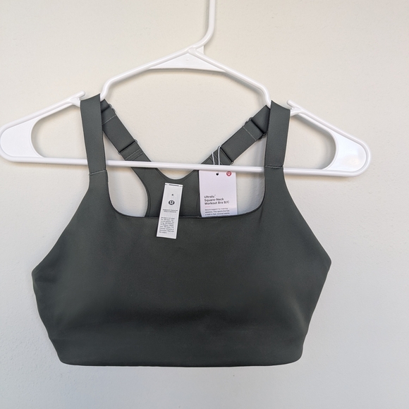 lululemon athletica Other - Lululemon Women's Green Sports Bra NWT Size 6 Gym Athletic Running Weight Cardio